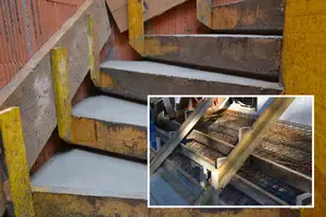 Alles, was auch Sie als EFH-Bauherr über Betontreppen wissen sollten. Dazu eine Dokumetation in Bildern, wie eine gewndelte Betontreppe richtig hergestellt wird.