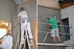 Kosten für Innen- und Außenputz, wenn Sie von Fachfirmen Ihr Haus verputzen lassen, Einsparungen bei Eigenleistungen, Bauzeiten und mehr Informationen.