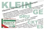 Das Kleingedruckte in Ihrer Muster-LV-Version als Auftragsgrundlage für den Bau Ihres geplanten Einfamilienhauses: Allgemeine Angebots- und Vertrasgbedingungen.