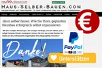 Werden Sie Unterstützer dieser Website. Frei zugängliche und unabhängige Fachinformationen müssten eigentlich allen Bauherren etwas wert sein. Jeder Euro zählt.