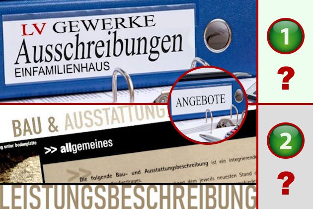 Angebote einholen: LV mit Mengen oder funktionale Leistungsbeschreibung?