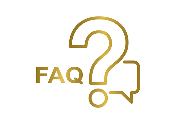 Auswahlbild zu meinen Strategie-FAQ mit stilisiertem Fragezeichen und Text FAQ als Symbol für Fragen und Antworten