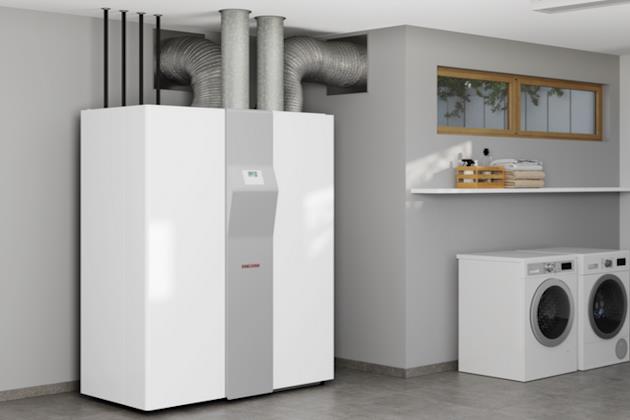 Haustechnik Komplettanlage, Beispiel STIEBEL ELTRON Luft-Wärme-Zentrale LWZ 8 CS Premium