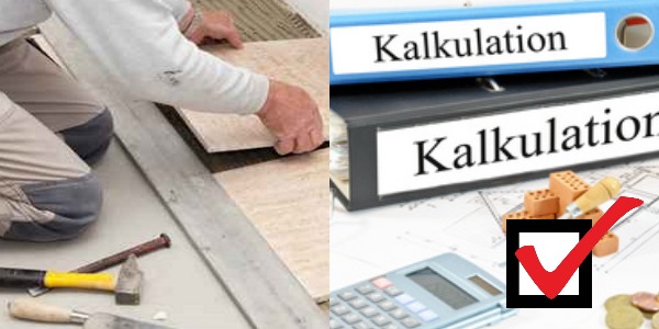 Preisgrundlage Fliesenlegerarbeiten