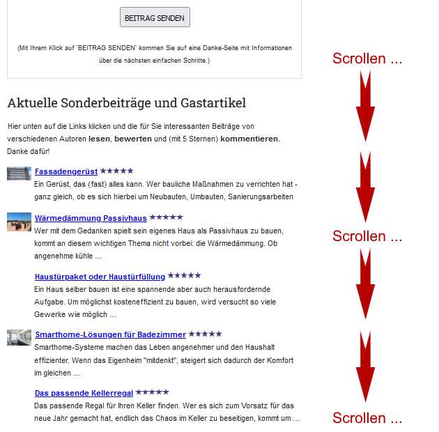 HSB Gastbeitrag-Service: Artikelliste