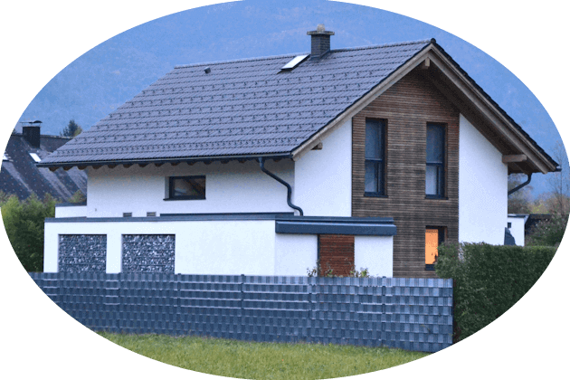 Einfamilienhaus mit Steildach