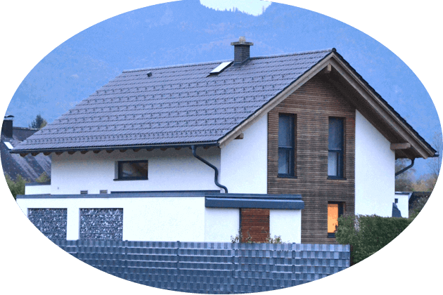 Einfamilienhaus mit Steildach