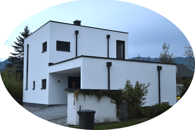 Einfamilienhaus mit Flachdach