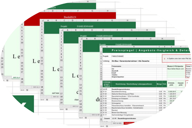Muster-LV Excel-Arbeitsblätter