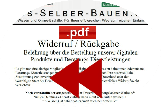 Haus-Selber-Bauen.com | Widerruf PDF-Formular