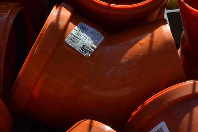 Kanalrohr Kunststoff-Bogen 45° PVC