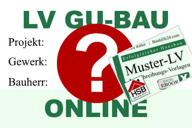 FAQ Strategie LV-Erstellung & Bauausschreibung