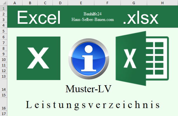 Muster-LV Excel Datei-Info.
Nutzungshinweise & Rechtliches