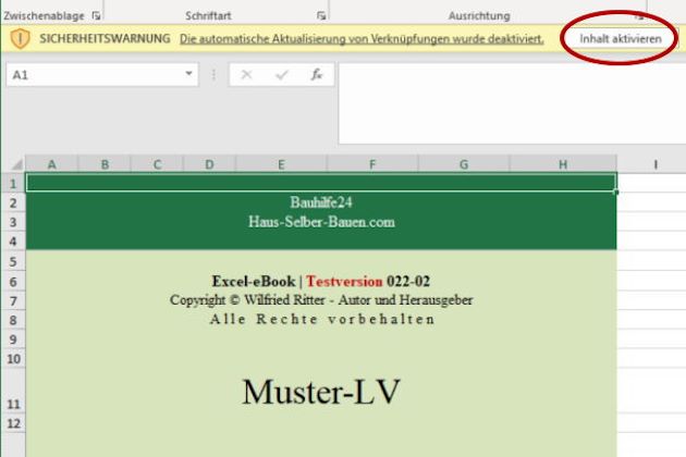 Muster-LV Testversion Inhalt aktivieren