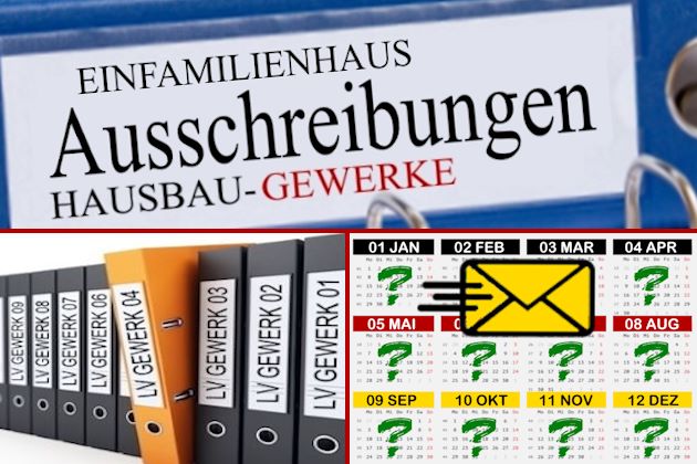 Private Bauausschreibung und der beste Zeitpunkt zum Einholen der Angebote