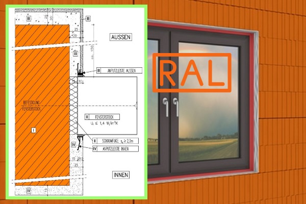 RAL Fensteranschluss Einbau richtige ral Fenster Abdichtung hier