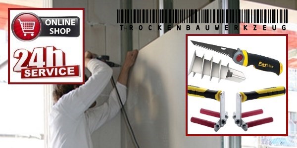 Die wichtigsten Arbeitsgeräte und Werkzeuge für Trockenbauer im Überblick. Einfach informieren, welches Trockenbauwerkzeug für die Durchführung der Trockenbauarbeiten auf keiner Baustelle fehlen darf und wie viel die ausgewählten Qualitätswerkzeuge im Online-Baumarkt kosten.