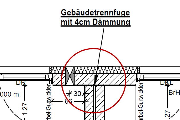 Detailplan mit versteckter Änderung