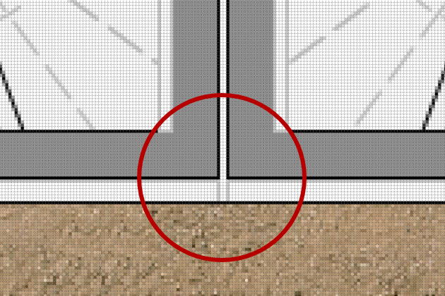 Entwurfsplan Doppelhaus getrennt