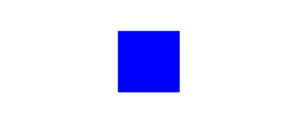 Farbe Blau auf Weiß