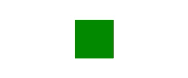 Farbe grün auf Weiß