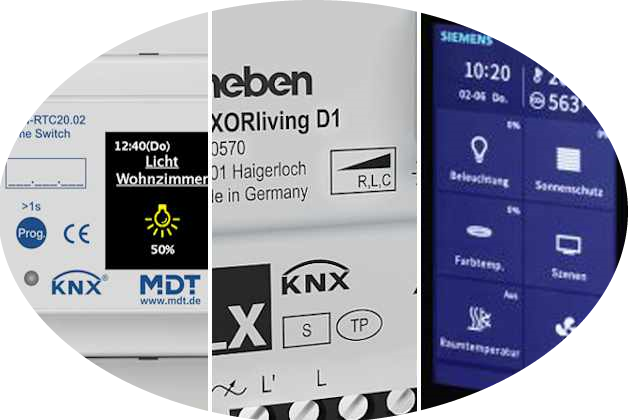 KNX System-Komponenten | Muster-LV GU-Bau