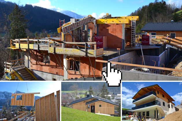 Baustellenbilder - Klassisch Bauen mit Bankkredit