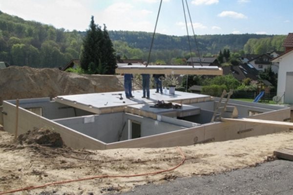 Kellerbau beim Einfamilienhausbau