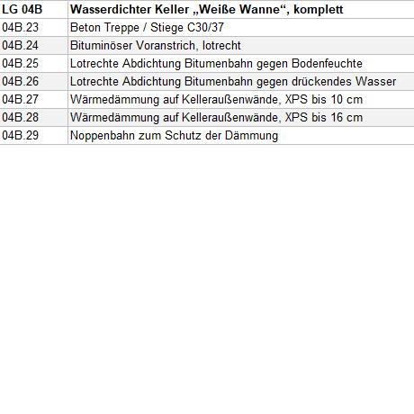 Muster-LV Rohbau mit Dach