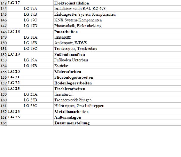 Excel-Arbeitsmappe Muster-LV