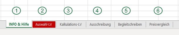 Excel-Arbeitsmappe Muster-LV