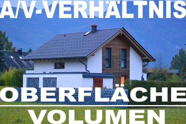 Kompaktes Einfamilienhaus mit Satteldach und gutem A/V-Verhältnis