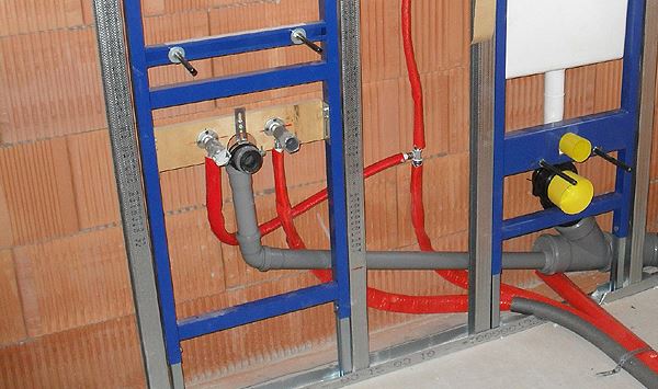 Sanitär Vorwand-Installation