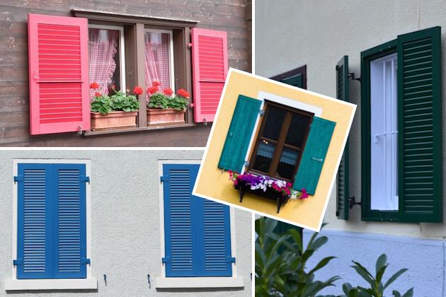 Fensterläden Fensterläden in verschiedene Farben und Ausführungen