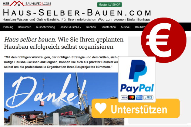 Unterstützung für Haus-Selber-Bauen.com