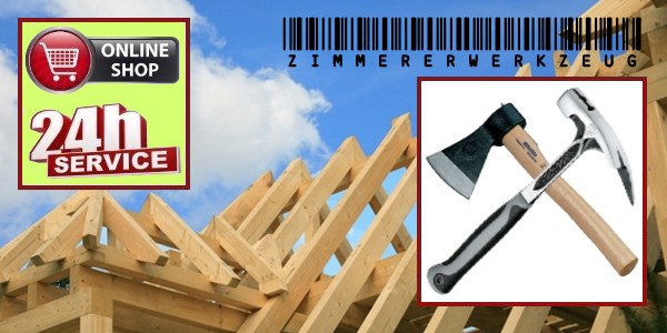 Die wichtigsten Arbeitsgeräte für Zimmerer im Überblick. Informieren, welches Zimmererwerkzeug für die Durchführung von Holzbau- und Dachstuhlarbeiten auf keiner Baustelle fehlen darf und wie viel die Qualitätswerkzeuge beim Einkauf im Online-Baumarkt kosten.